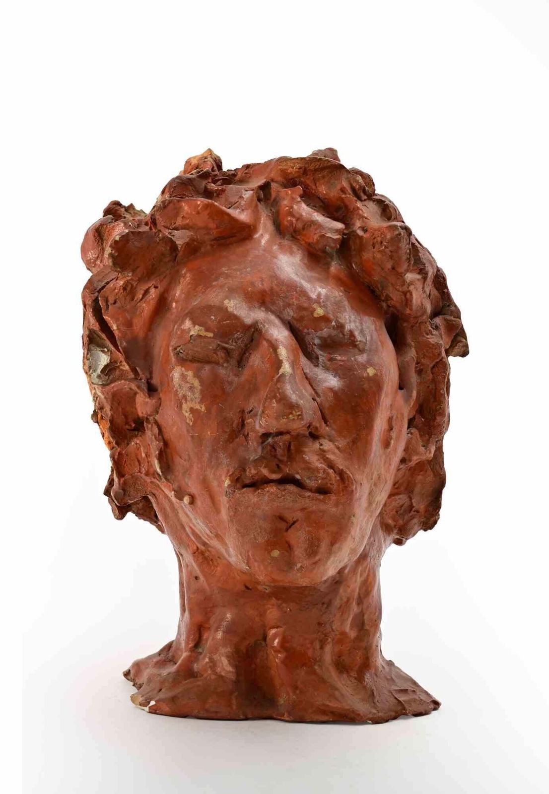 Portrait   Sculpture By Sirio Pellegrini   1960s