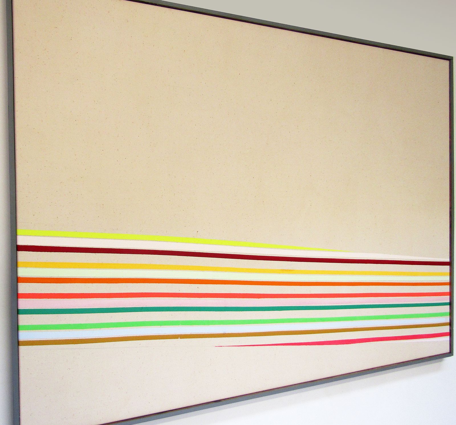 Large 1970s Color Field Acrylic Diptych On Canvas By John Plumb (1927–2008) photo vintage