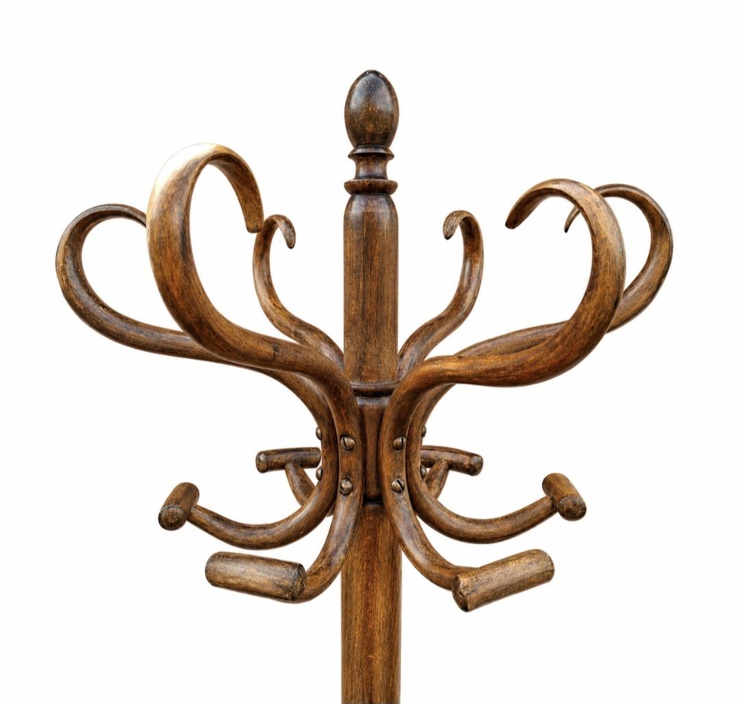 Mid Century French Bentwood Porte Manteau Hatstand photo for sale