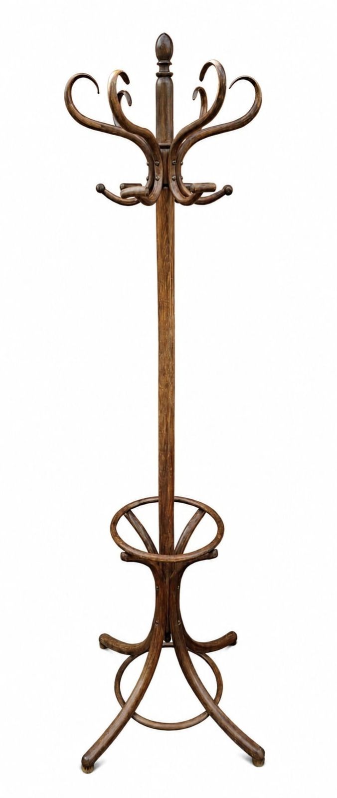 Mid Century French Bentwood Porte Manteau Hatstand