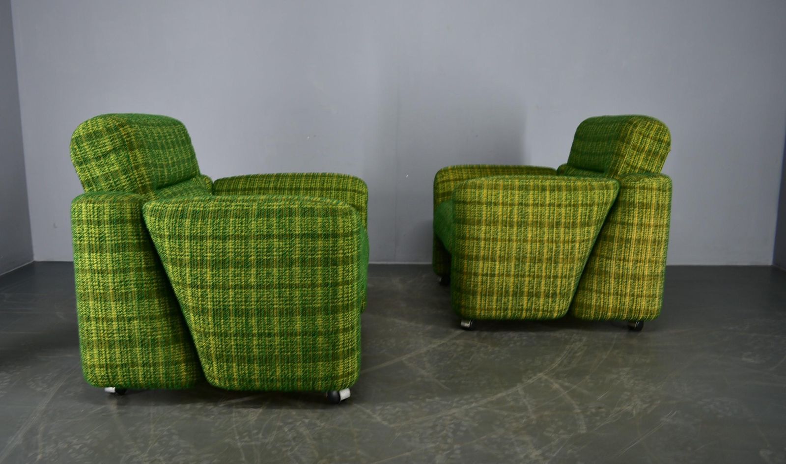1970s , Pair Of Mid Century Modern Armchairs , Italy photo furniture