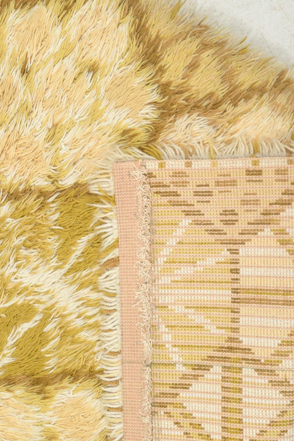 Marianne Richter. Tapis rya en laine à motif géométrique. Années 1960/70. photo 260.0