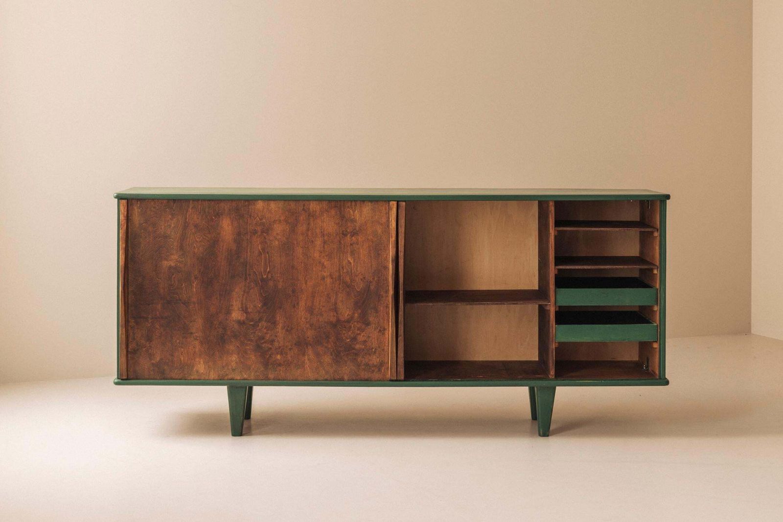Exceptional French Sideboard From The 1950s In The Taste Of Jean Prouvé. photo buy