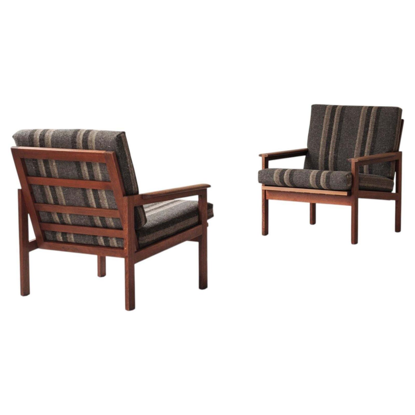 Set Of Two Easy Chairs Designed By Illum Wikkelsø For N. Eilersen, Denmark 1959. photo furniture
