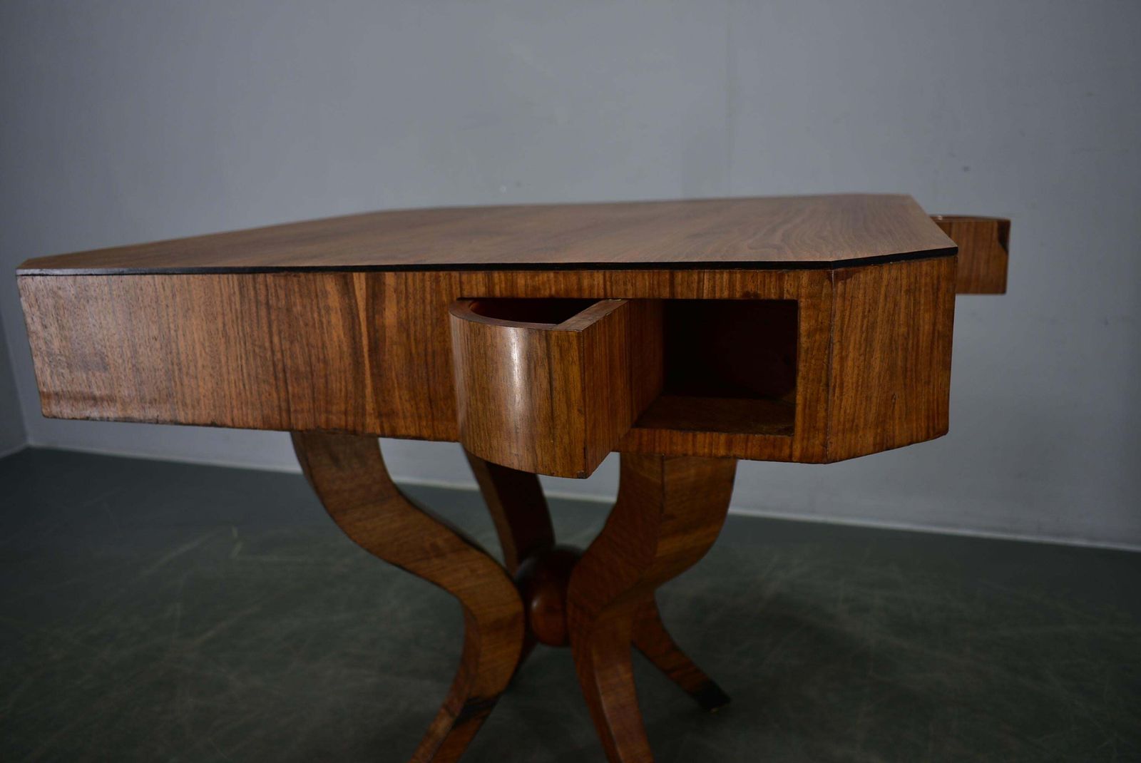 photo vinterior Art Deco Rare Gaming Or Card Table , 1929s