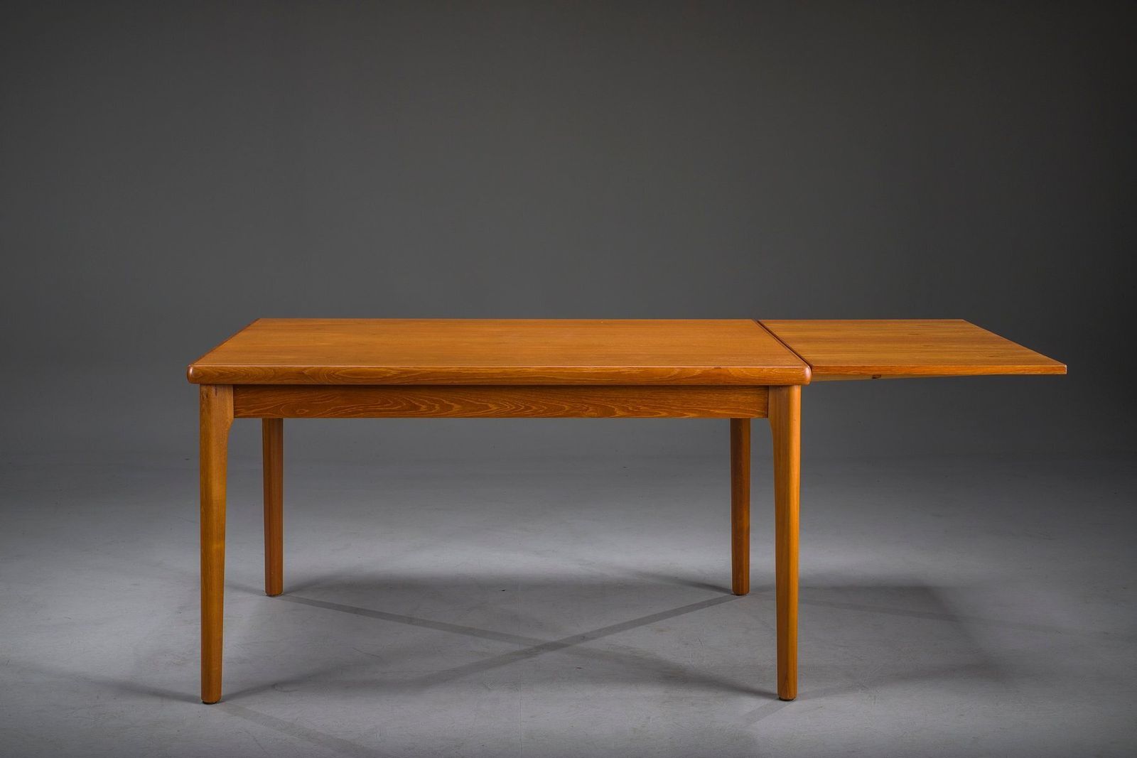 Danish Extendable Dining Table In Teak By Henning Kjærnulf For Vejle Møbelfabrik, 1960s photo furniture