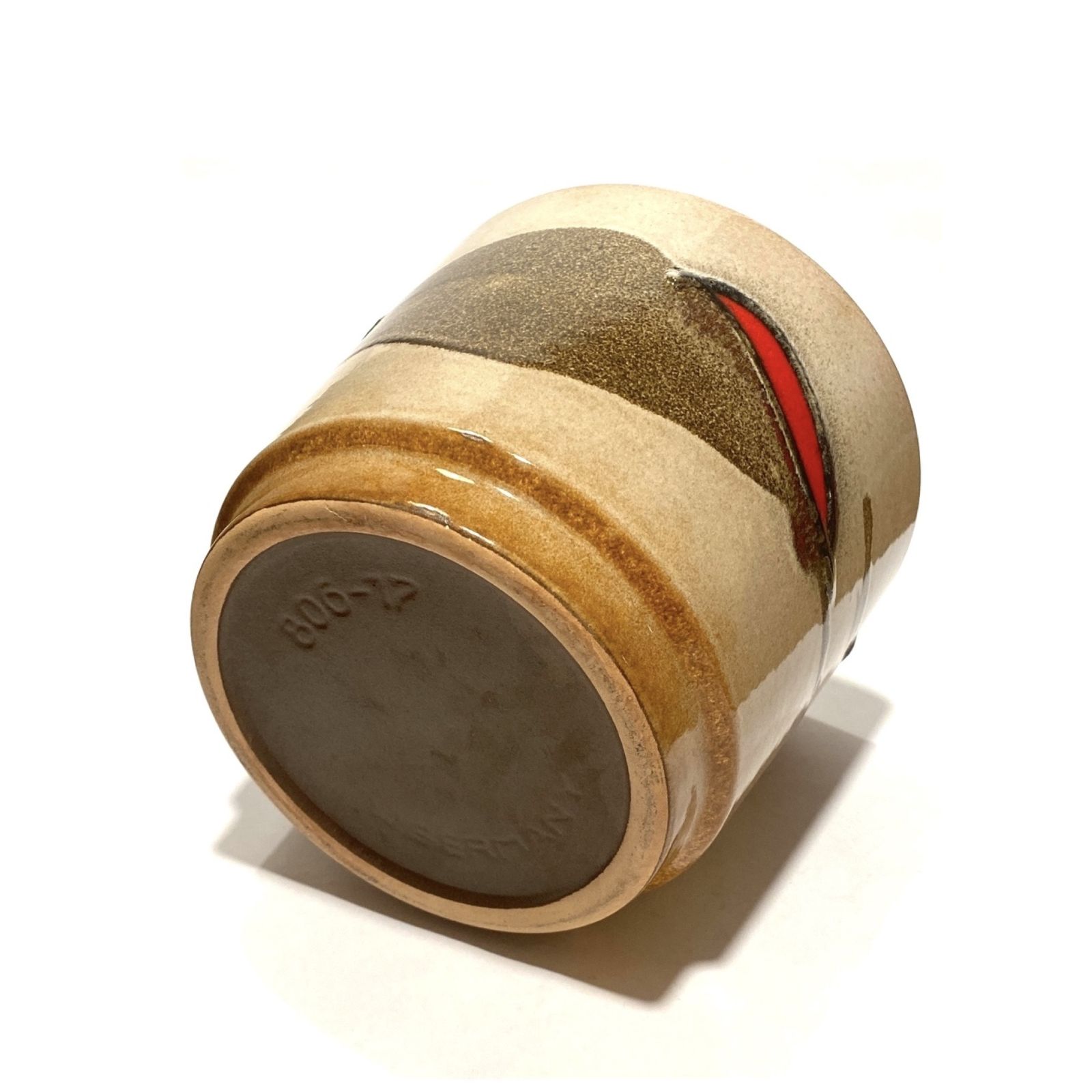 Scheurich Keramik 806 17 Planter In Red Fat Lava Glaze, 1970s West German Pottery photo furniture