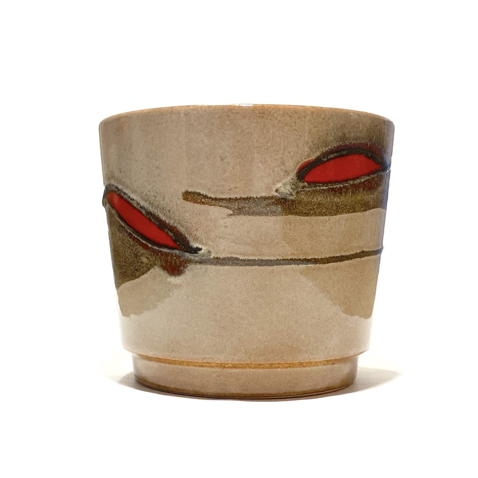 Scheurich Keramik 806 17 Planter In Red Fat Lava Glaze, 1970s West German Pottery photo Home Decor