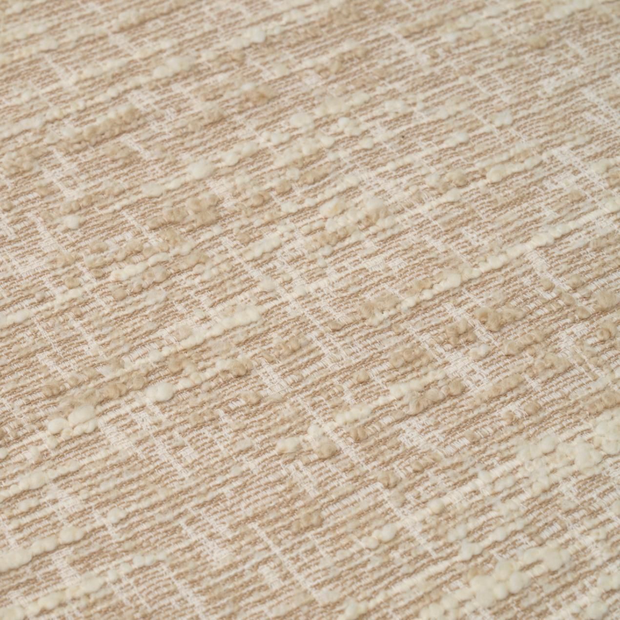 Furniture Dining Chair Black Oak Veneer Bouclé Sonata Cream photo