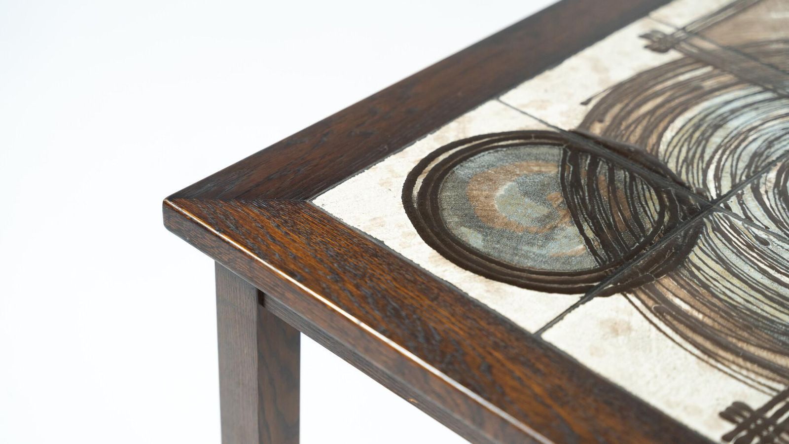 Pair Of Danish Side Tables By Ox Art, 1970s photo vintage