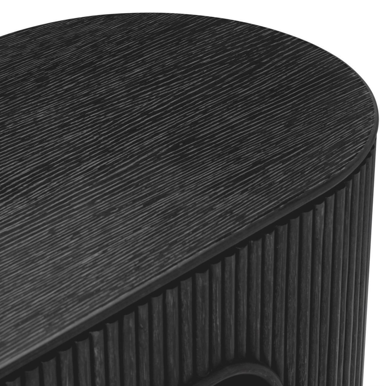 Dresser In Charcoal Grey Oak Veneer And Glass, Contemporary Style photo vintage