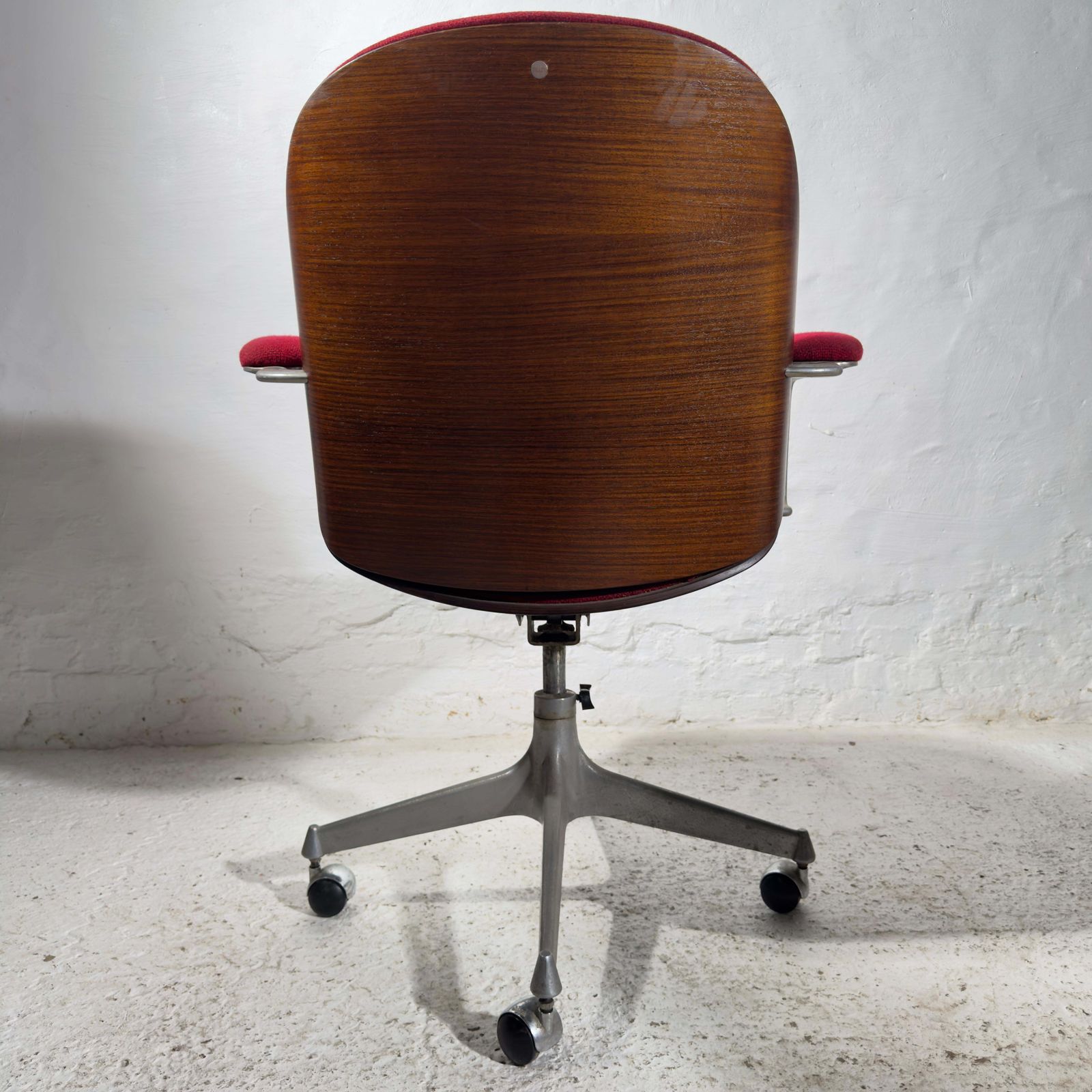 Set Of Two Mim Armchairs, Desk, Office Chairs Designed By Ico Parisi, 1963 photo vinterior