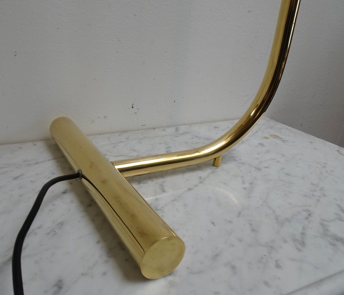 Adjustable Brass Reading Lamp Attributed To Christian Liaigre, France, 1970s photo buy