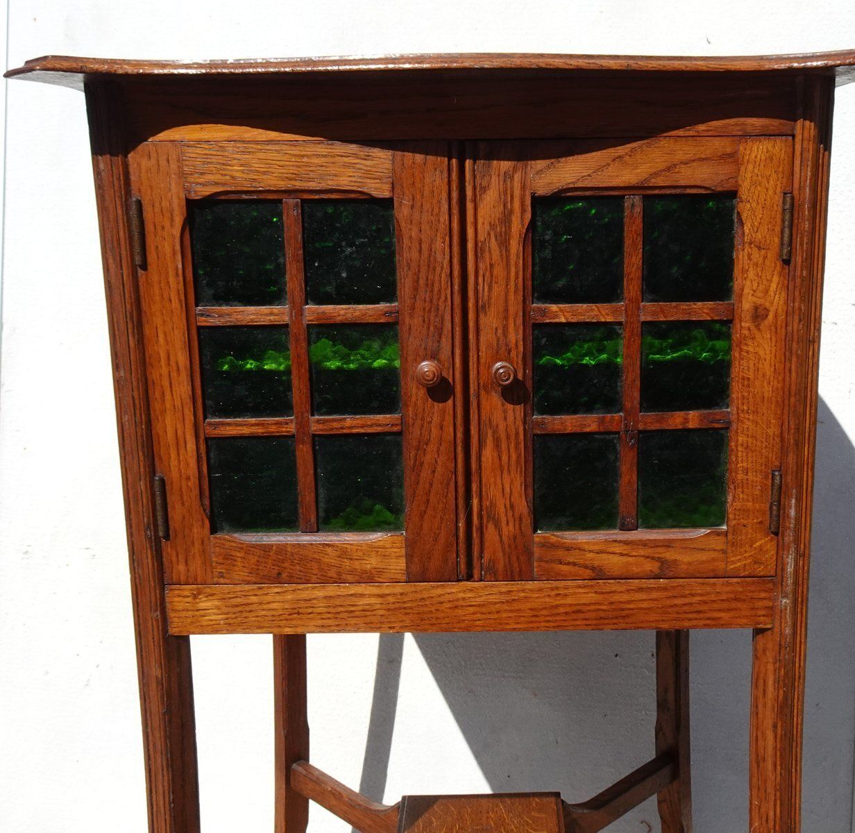 photo for sale Art Nouveau Arts And Crafts Display Cabinet, 1890s