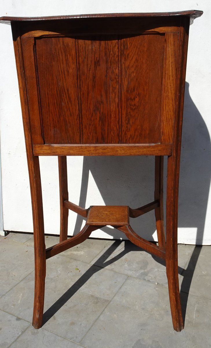 Furniture Art Nouveau Arts And Crafts Display Cabinet, 1890s photo