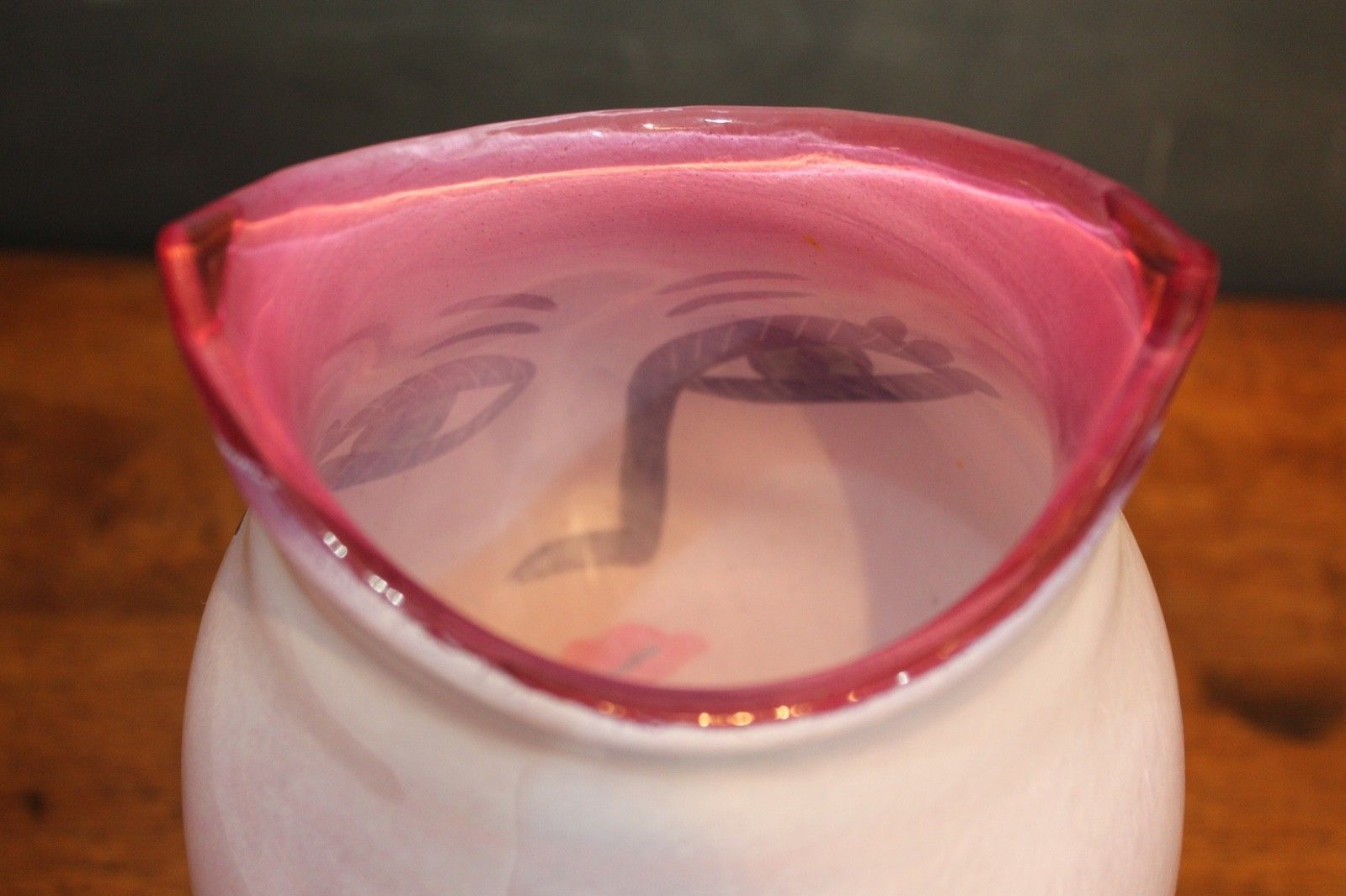 photo for sale Kosta Boda “Open Minds” Vase By Ulrica Hydman Vallien – Signed Art Glass