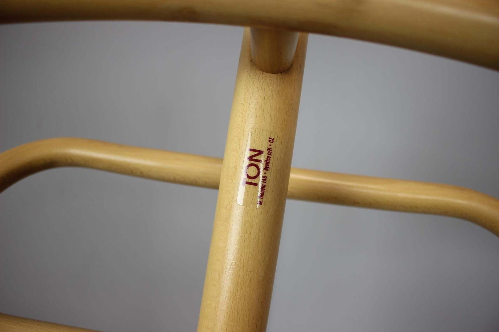 Vintage Ton Bentwood Clothes Stand Valet Rack Czechoslovakia 1980s photo 592.0