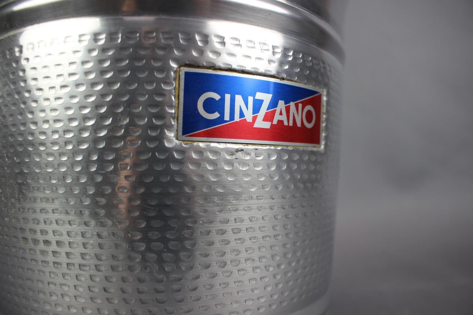 1970s Italian Cinzano Ice Bucket In Aluminum photo 381.0
