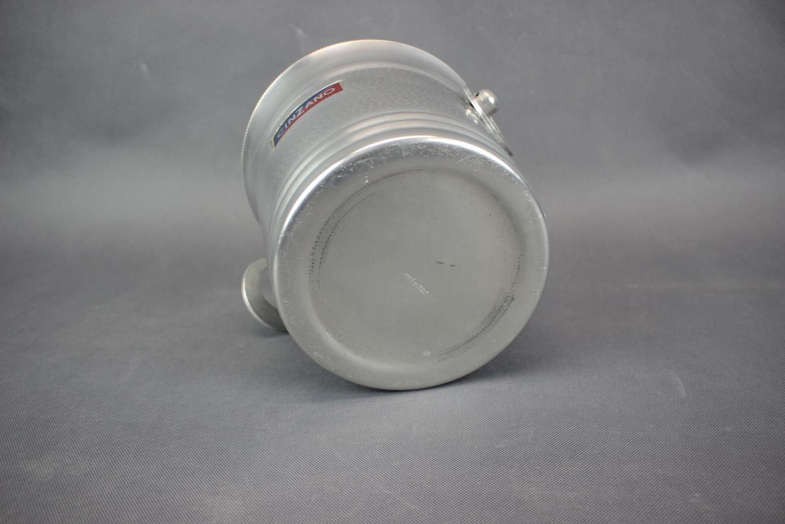 1970s Italian Cinzano Ice Bucket In Aluminum photo buy