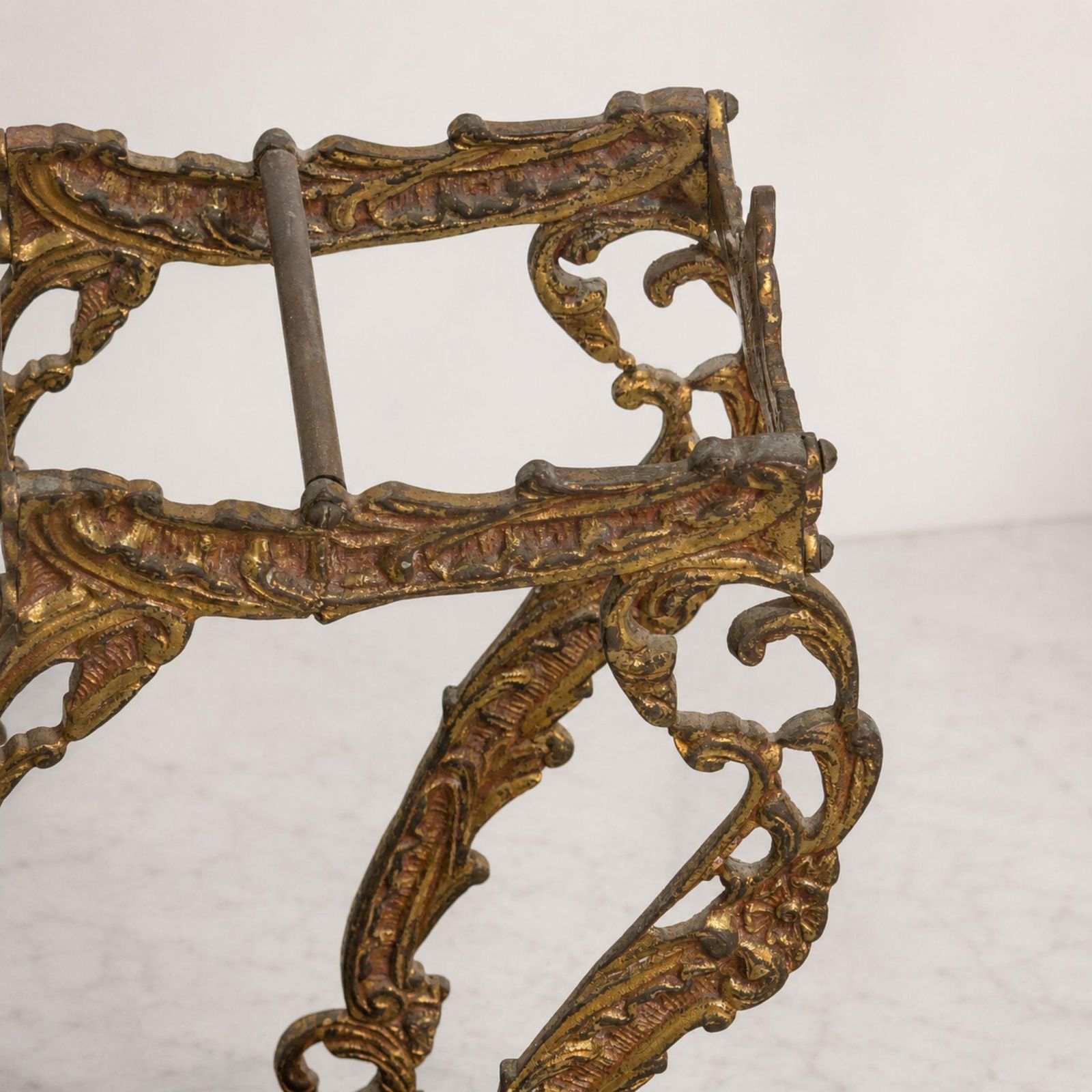 Mid Century Modern Brutalist Umbrella Stand In Cast Bronze, France photo vintage