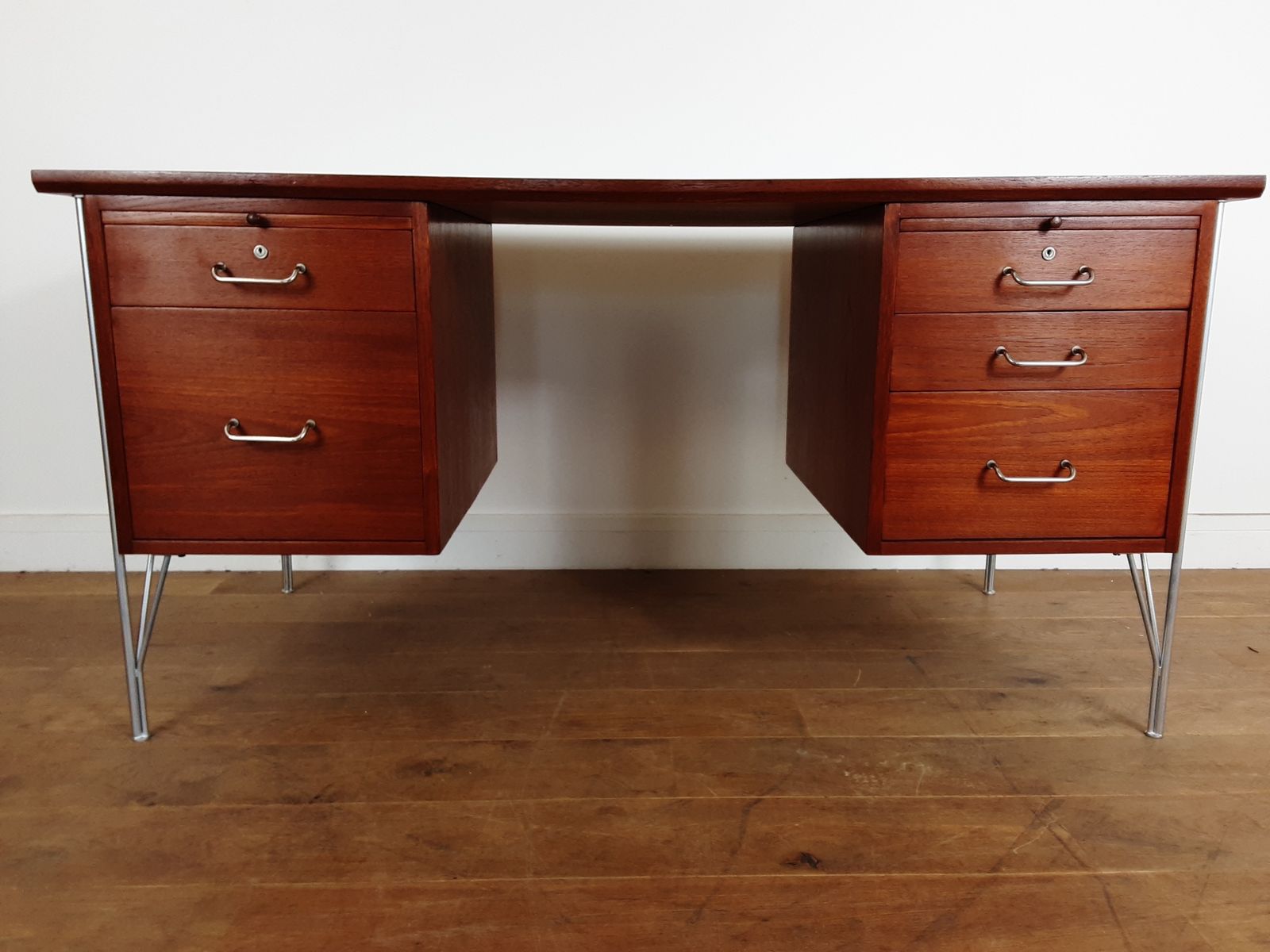 Mid Century Teak Desk Designed By Heinrich Roepstorff Denmark