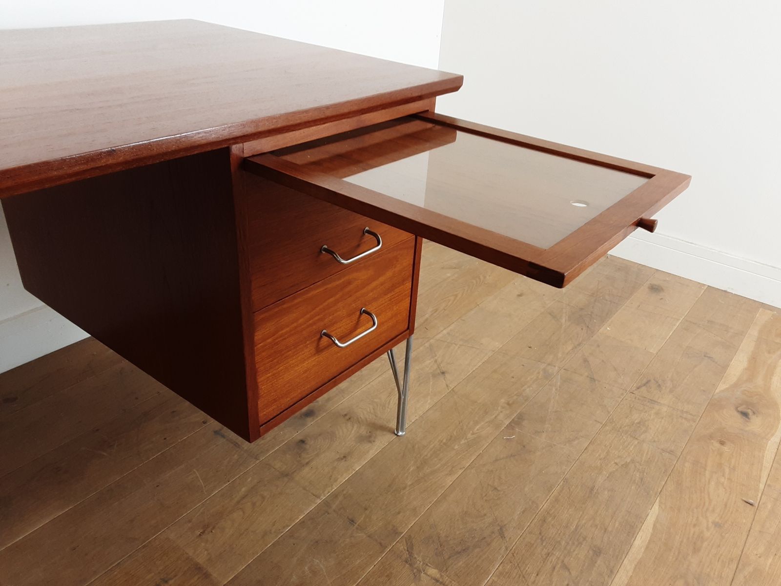photo furniture Mid Century Teak Desk Designed By Heinrich Roepstorff Denmark