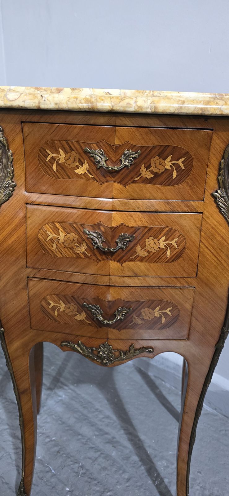 Top Quality Pair French Bedside Lamp Tables photo for sale