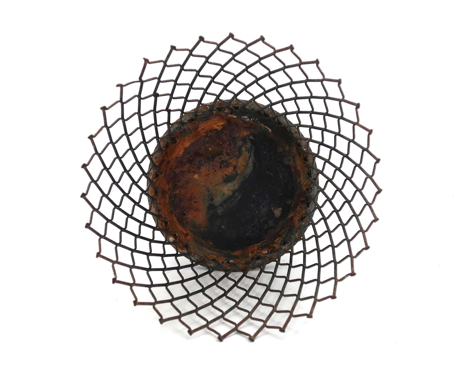 French Metal Planter, 1950s / Mathieu Matégot, Mid Century Modern, Display, Pot, Flower, Cactus photo 183.0