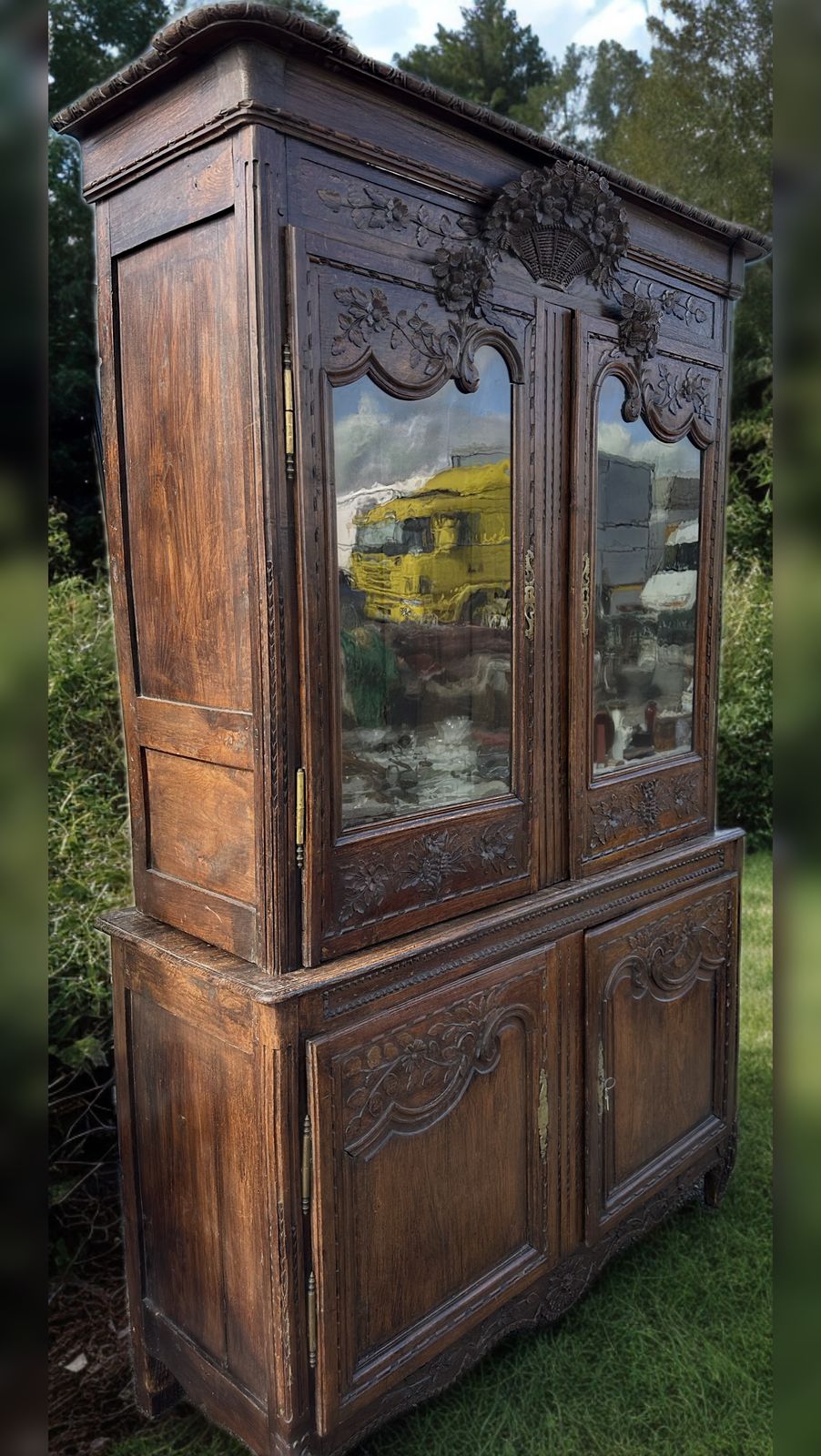 Superb Antique French Oak Buffet Deux Corps C.1800 — Louis XV Style | Museum Quality