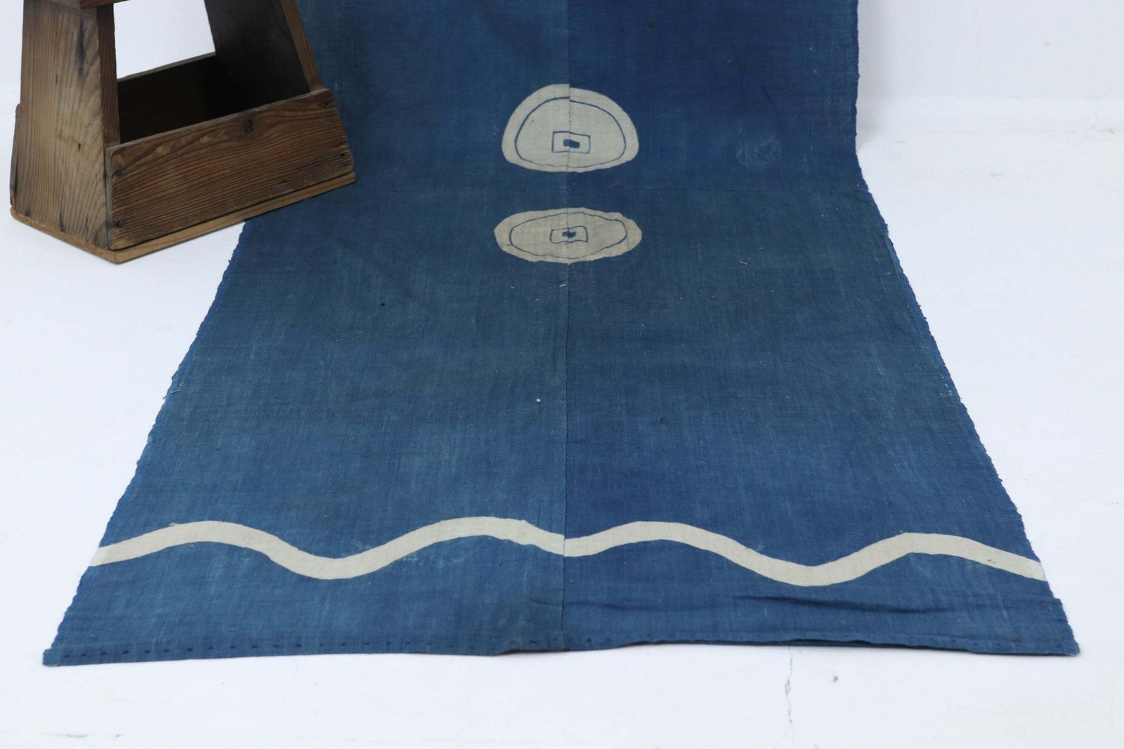 Meiji Period Tsuutsugaki Dyed Ceremonial Horse Under Cloth photo buy