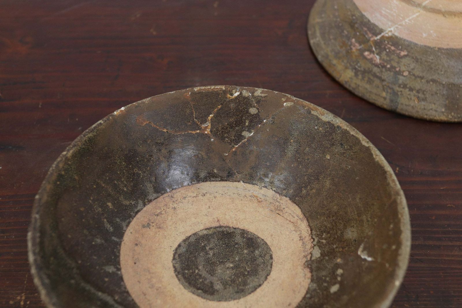 Pair Of Chinese Dark Glazed Song Dynasty Tea Bowels (Chazhan) photo vinterior