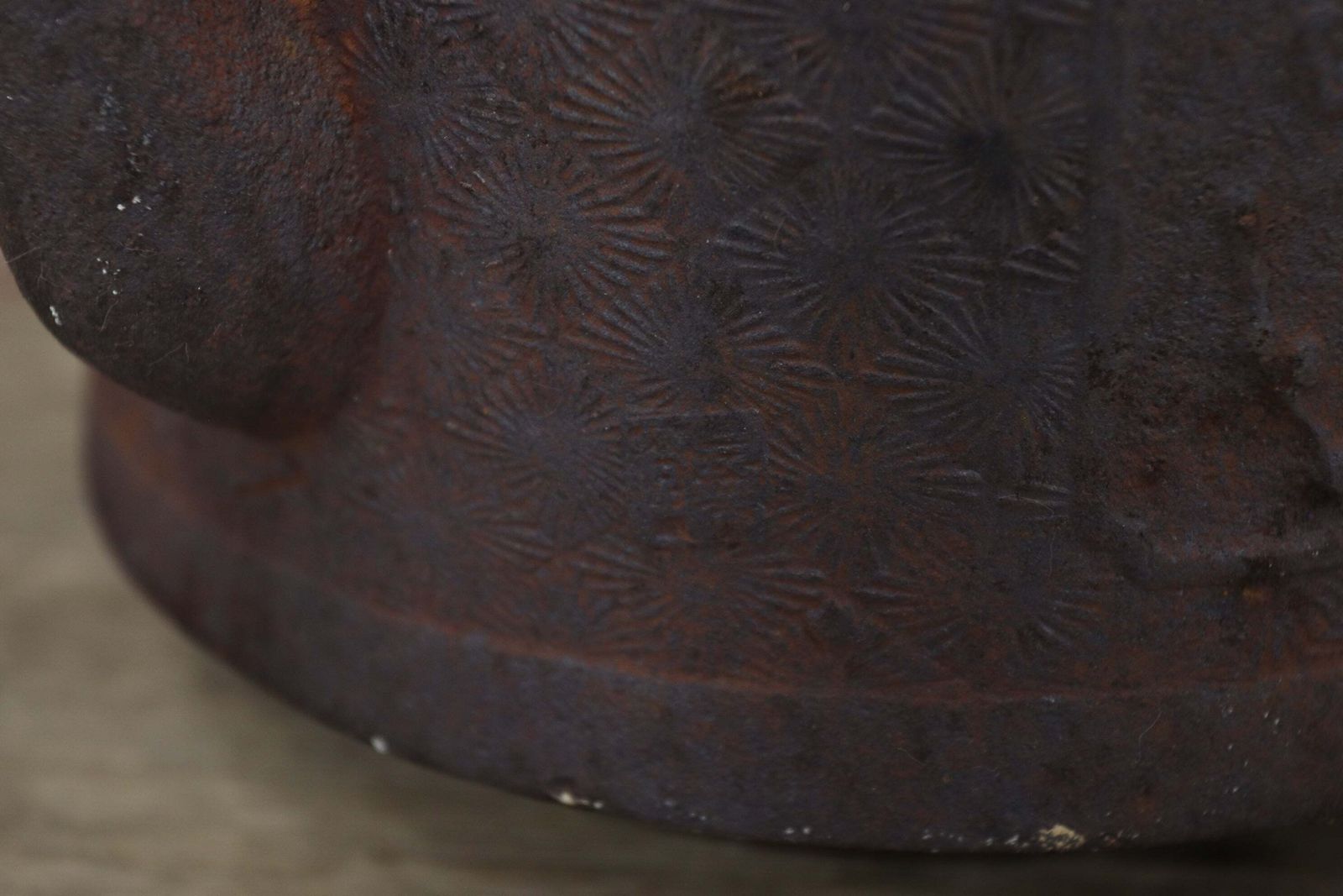 Home Decor Japanese Meiji Period Iron Tetsubin Kettle With Crane And Tortoise Details (2) photo