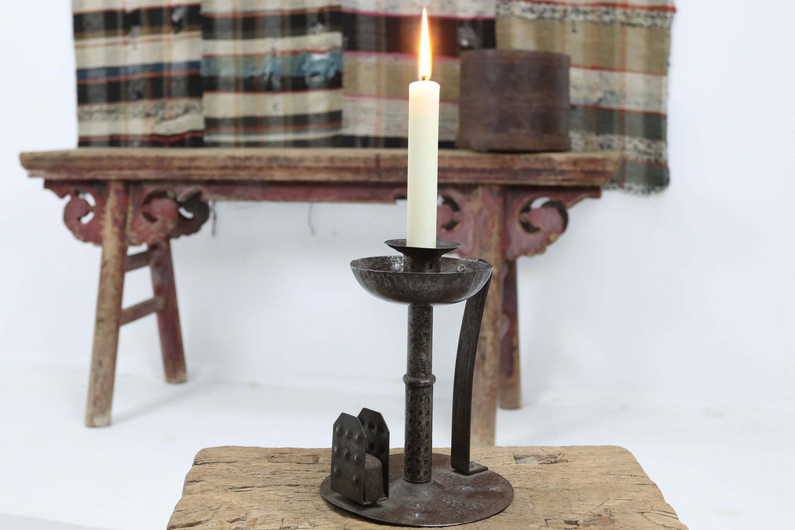 Early 20th Century German Arts & Crafts Candle Stick By Hugo Berger
