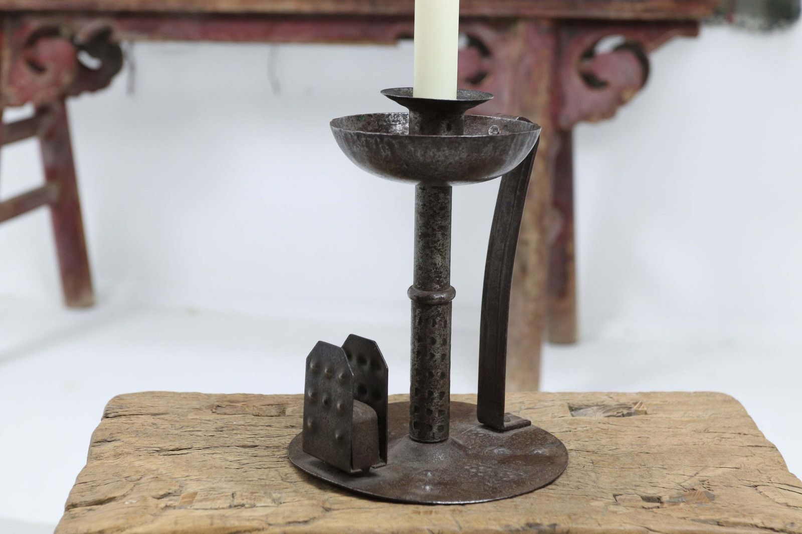 Early 20th Century German Arts & Crafts Candle Stick By Hugo Berger photo 156.0