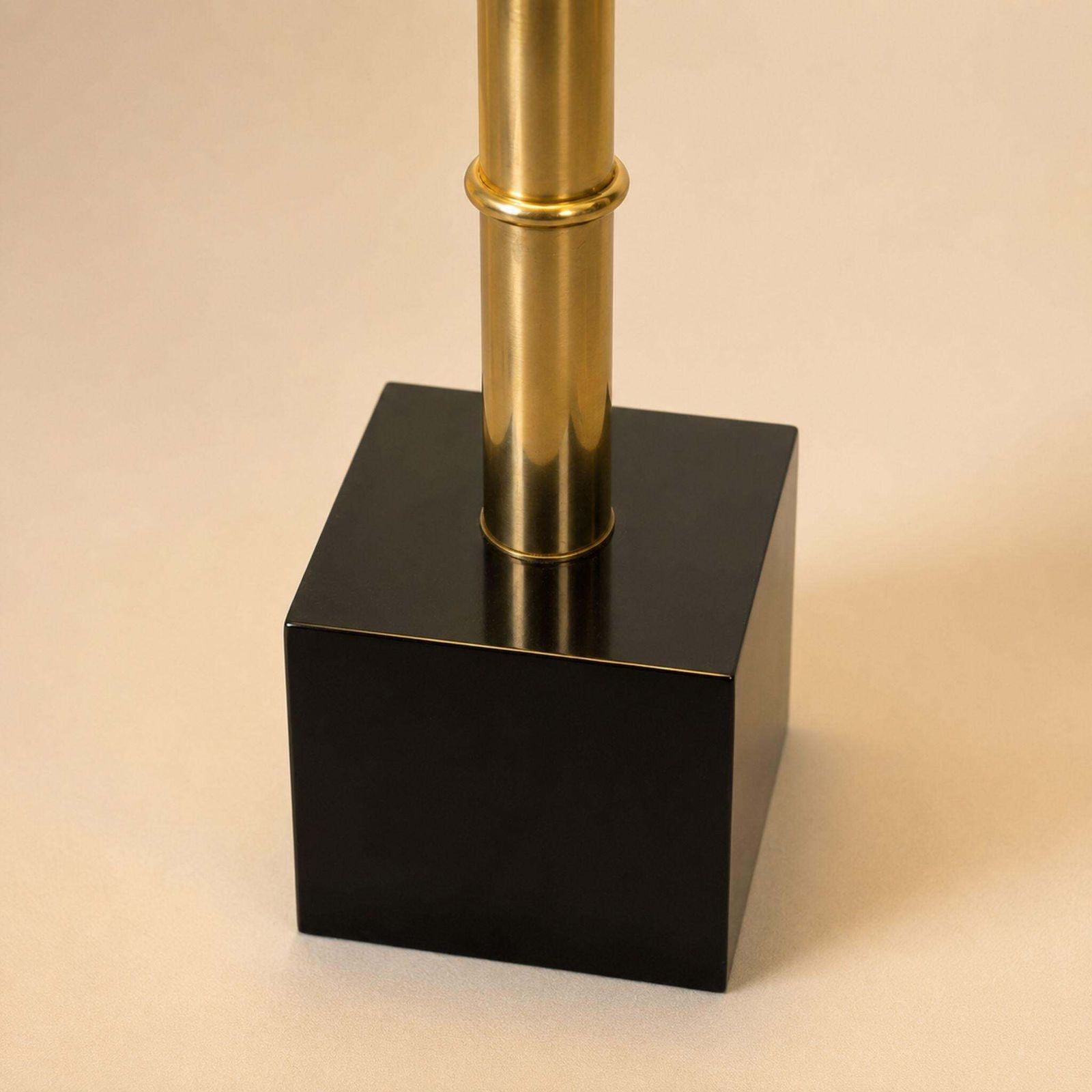 1970s French Brass Palm Tree Faux Bamboo Table Lamp In Style Of Maison Jansen photo 2089.0