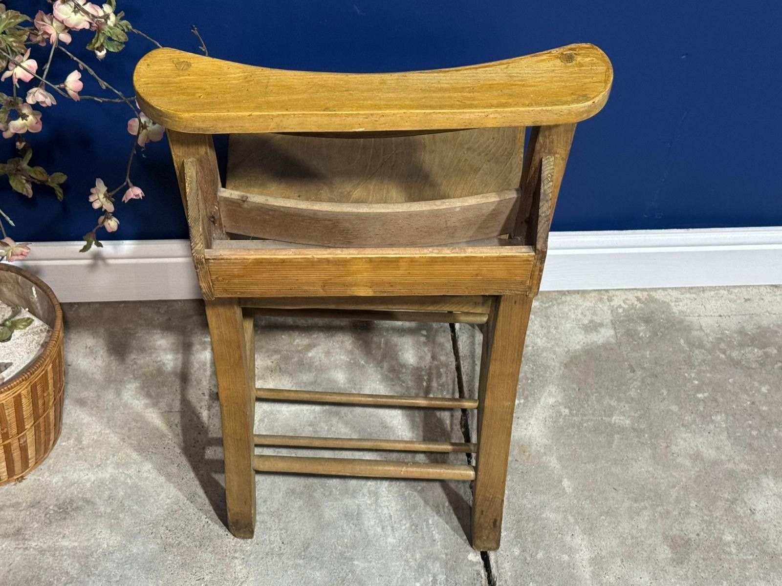 Victorian Chair Elm And Beech Church Chapel Chair Farmhouse photo buy