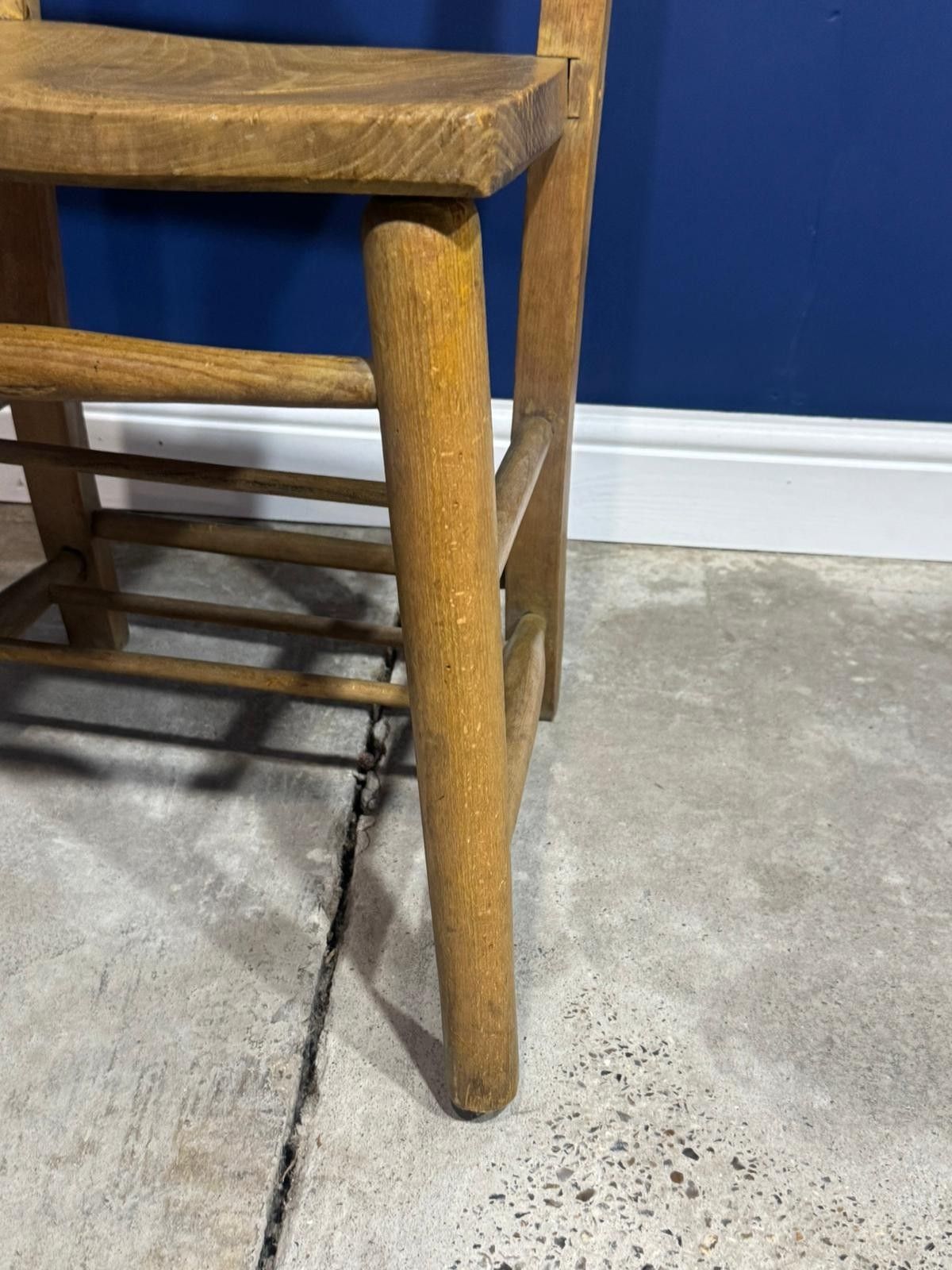 Furniture Victorian Chair Elm And Beech Church Chapel Chair Farmhouse photo
