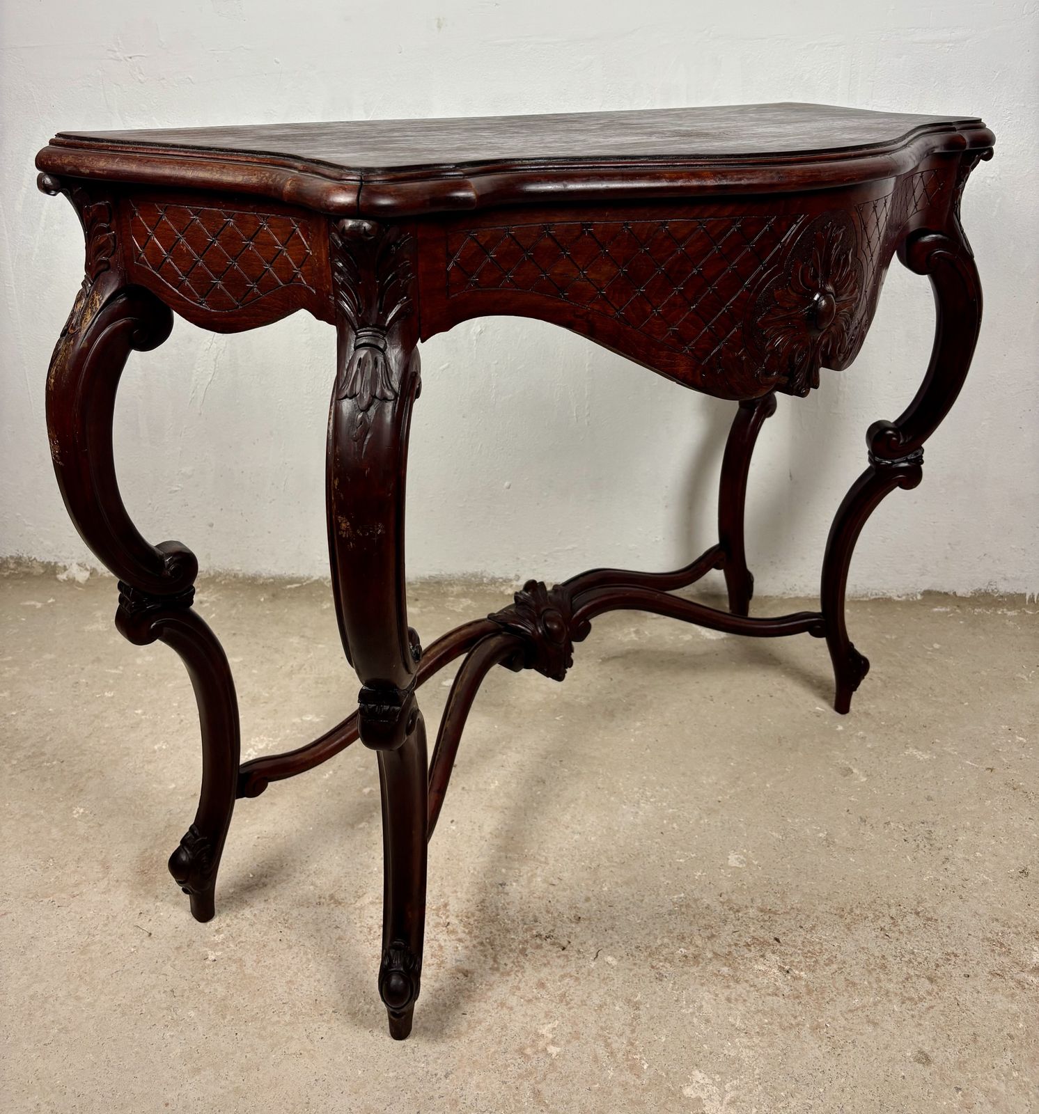2320.0 Italiaanse Rococo-stijl Gesneden Consoletafel, Begin 20e Eeuw photo
