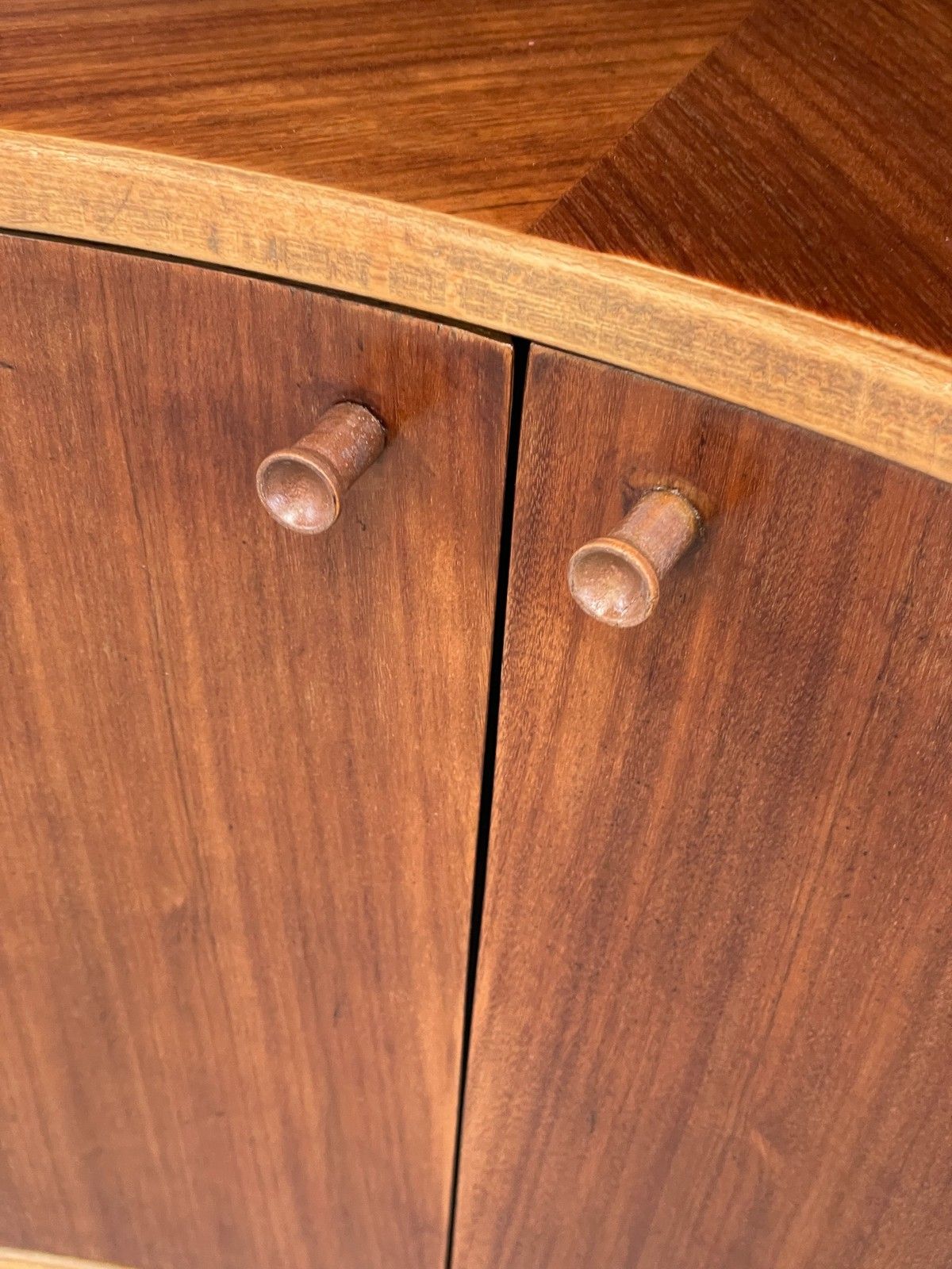 Vintage Teak Corner Cabinet 1960s Greaves & Thomas Mid Century Eb11983 photo 250.0