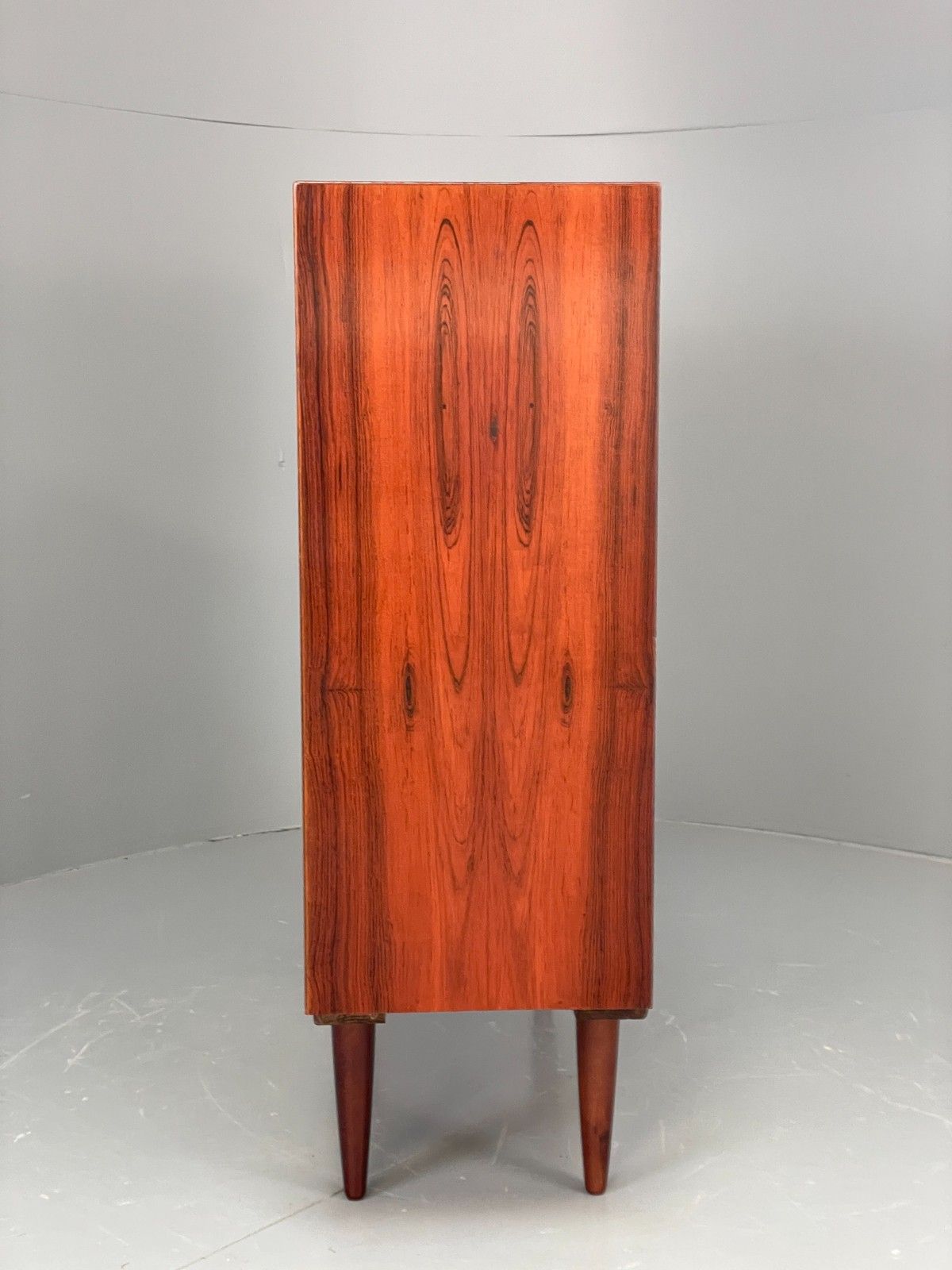 Vintage Danish 1960s Bookcase Cabinet Darkwood Sliding Mid Century Retro Eb11992 photo vinterior