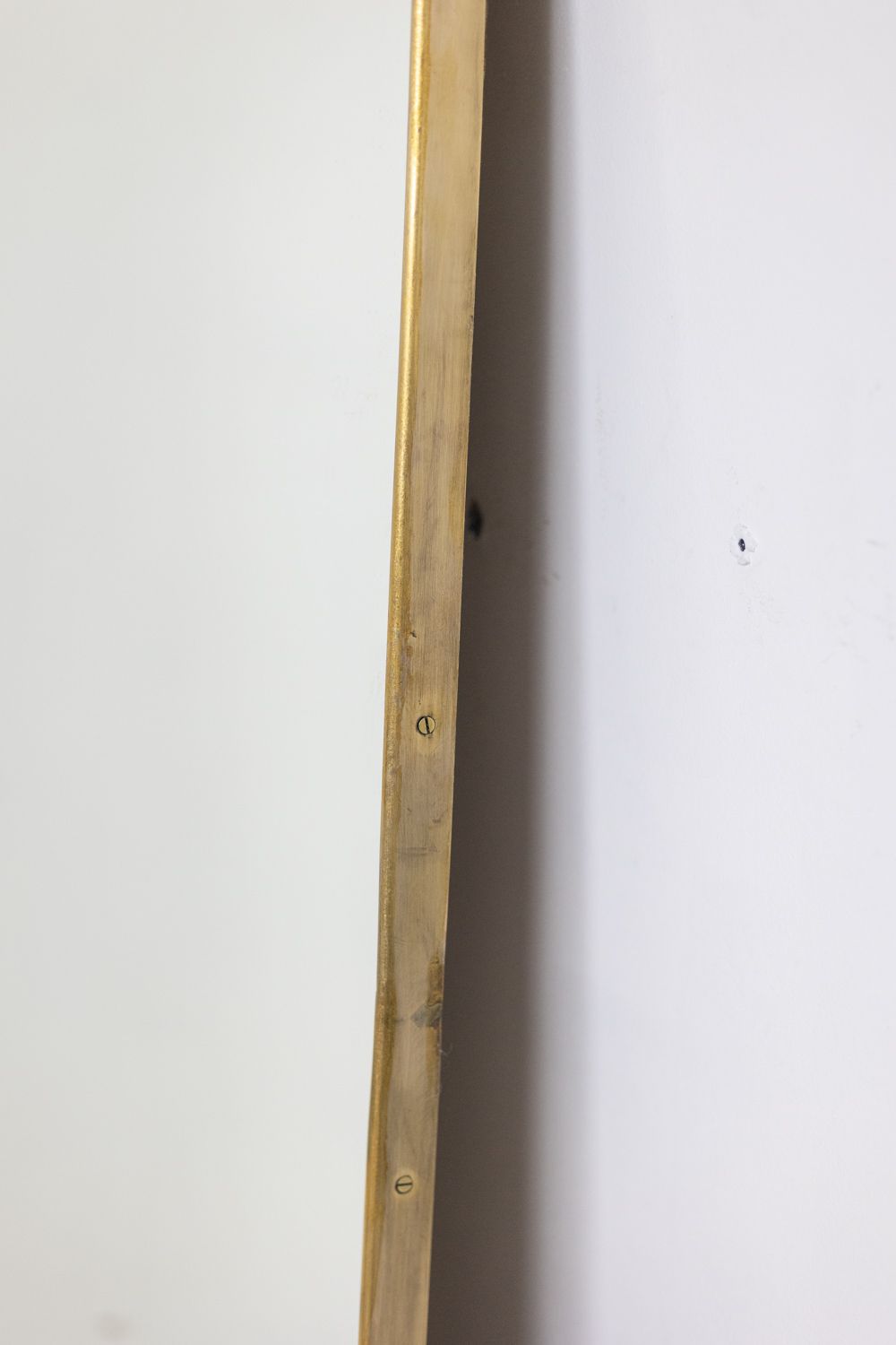 Pair Of “Chapeau De Gendarme” Shaped Mirrors. 1970s. photo 4200.0