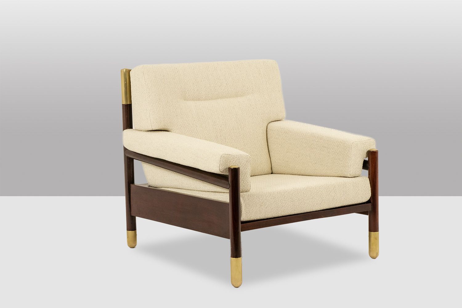 Carlo Di Carli. Pair Of “Sella” Armchairs In Rosewood. 1960s. photo for sale