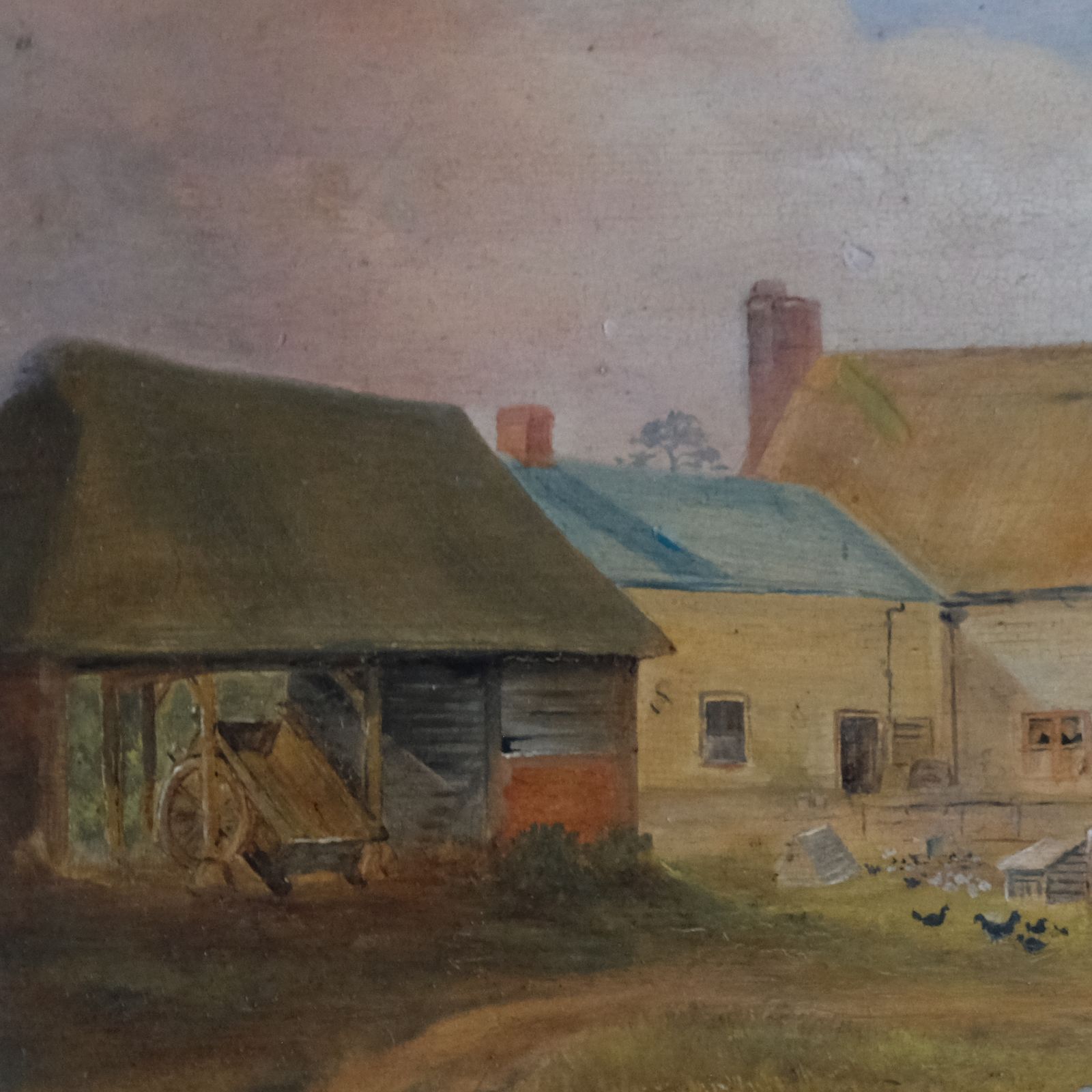 Early 20th Century Farmyard Scene With Geese, By A J Baker photo buy