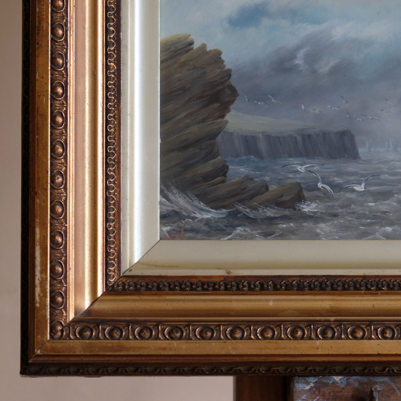 Coastal Seascape With Sailing Boat photo furniture