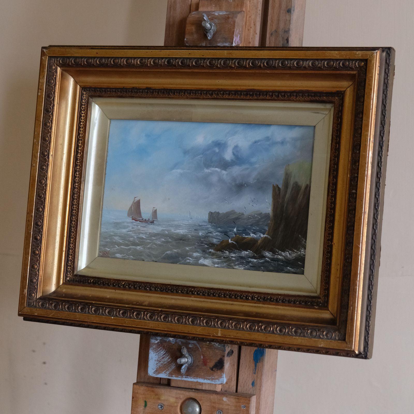 Schooner On A Choppy Sea photo buy