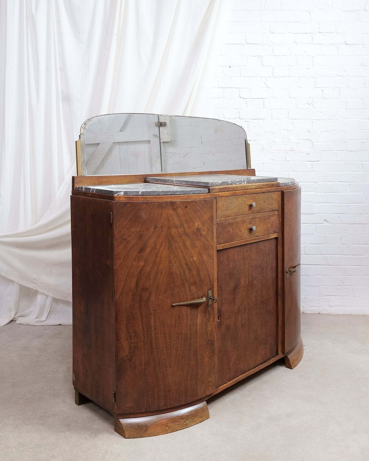 Art Deco Stepped Walnut Sideboard photo buy