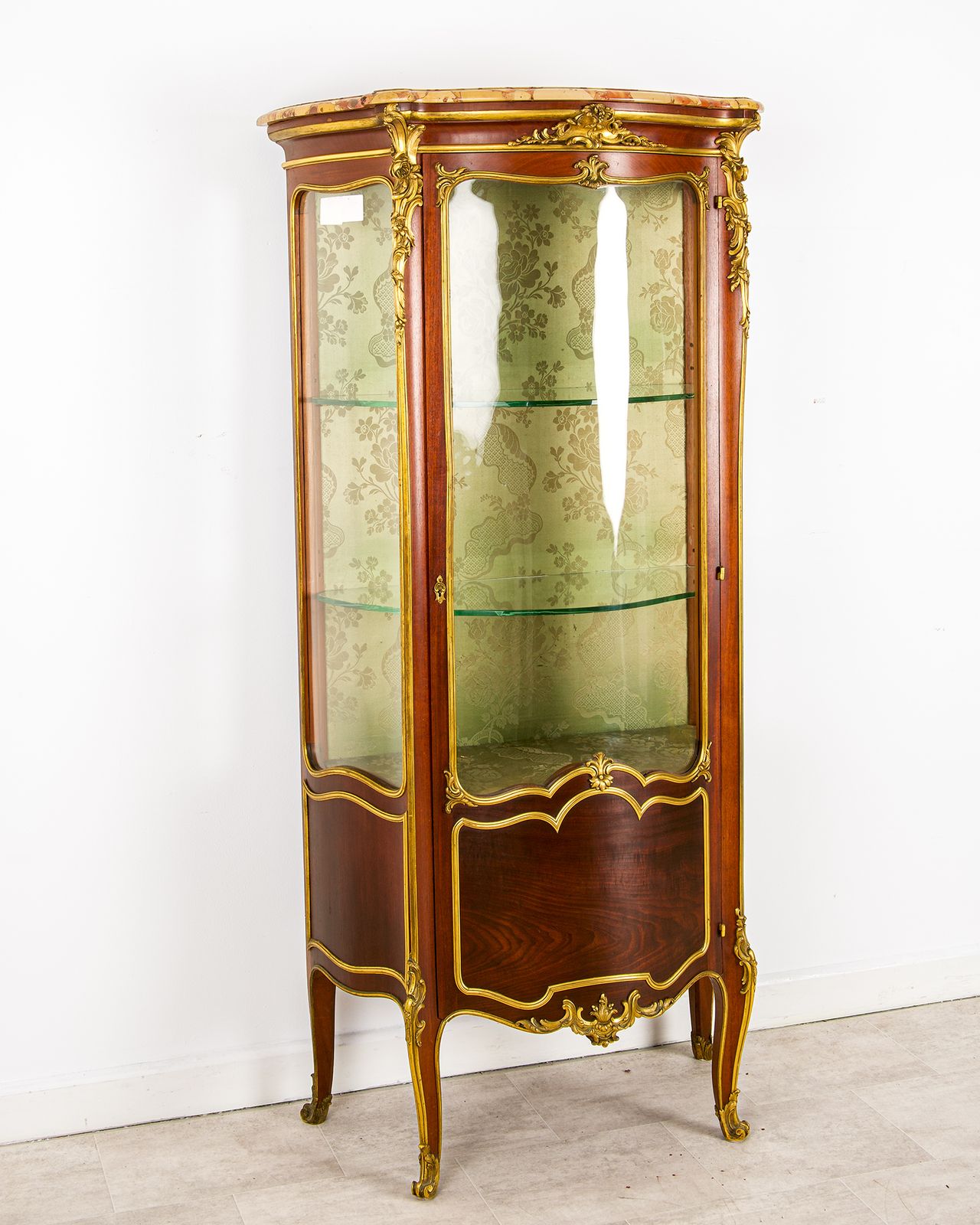 Antique French Ormolu Mounted Vitrine Cabinet In The Manner Of François Linke photo 6250.0