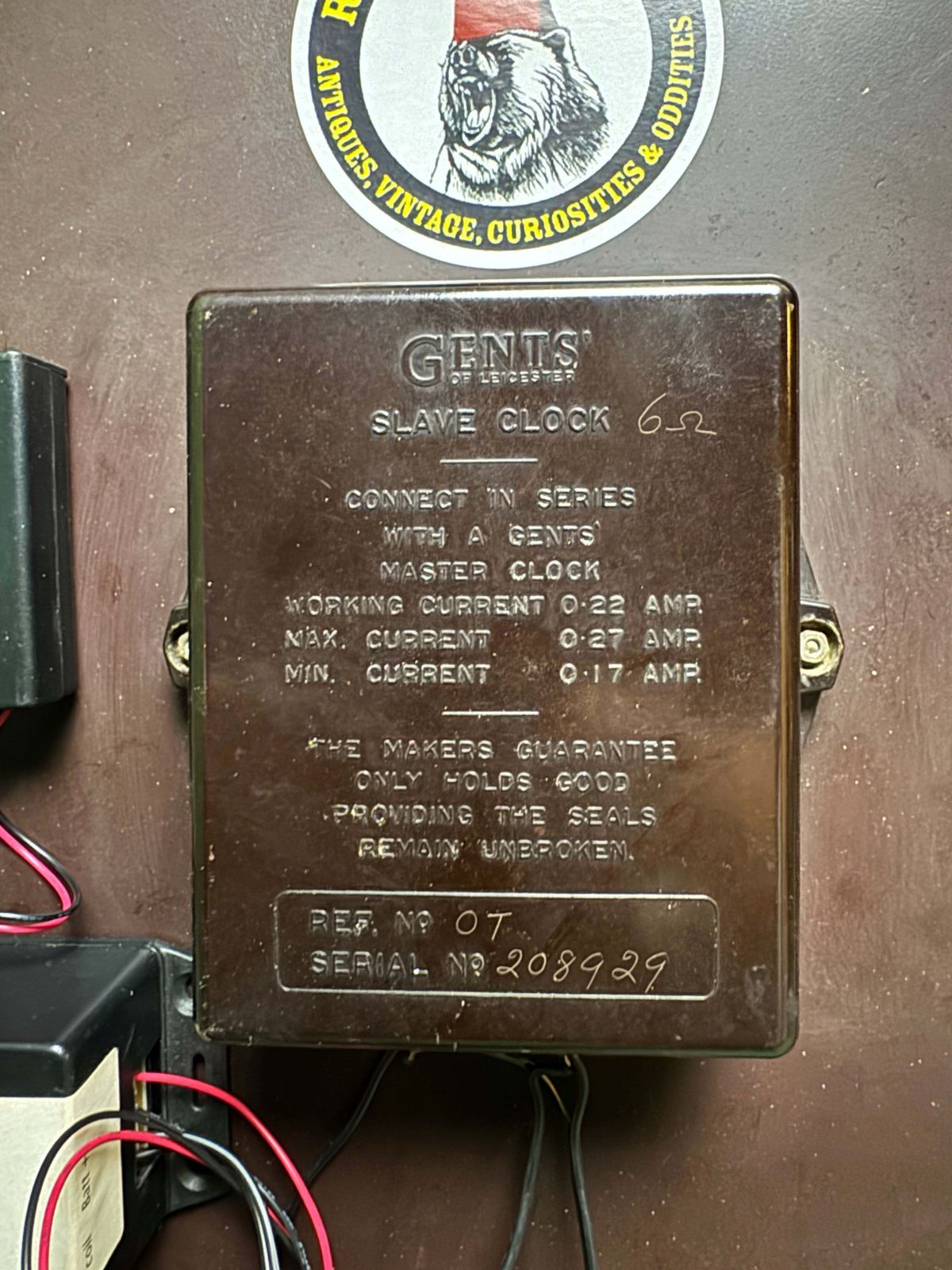 photo for sale 1950s Welsh Railway Clocks By Gents Of Leicester