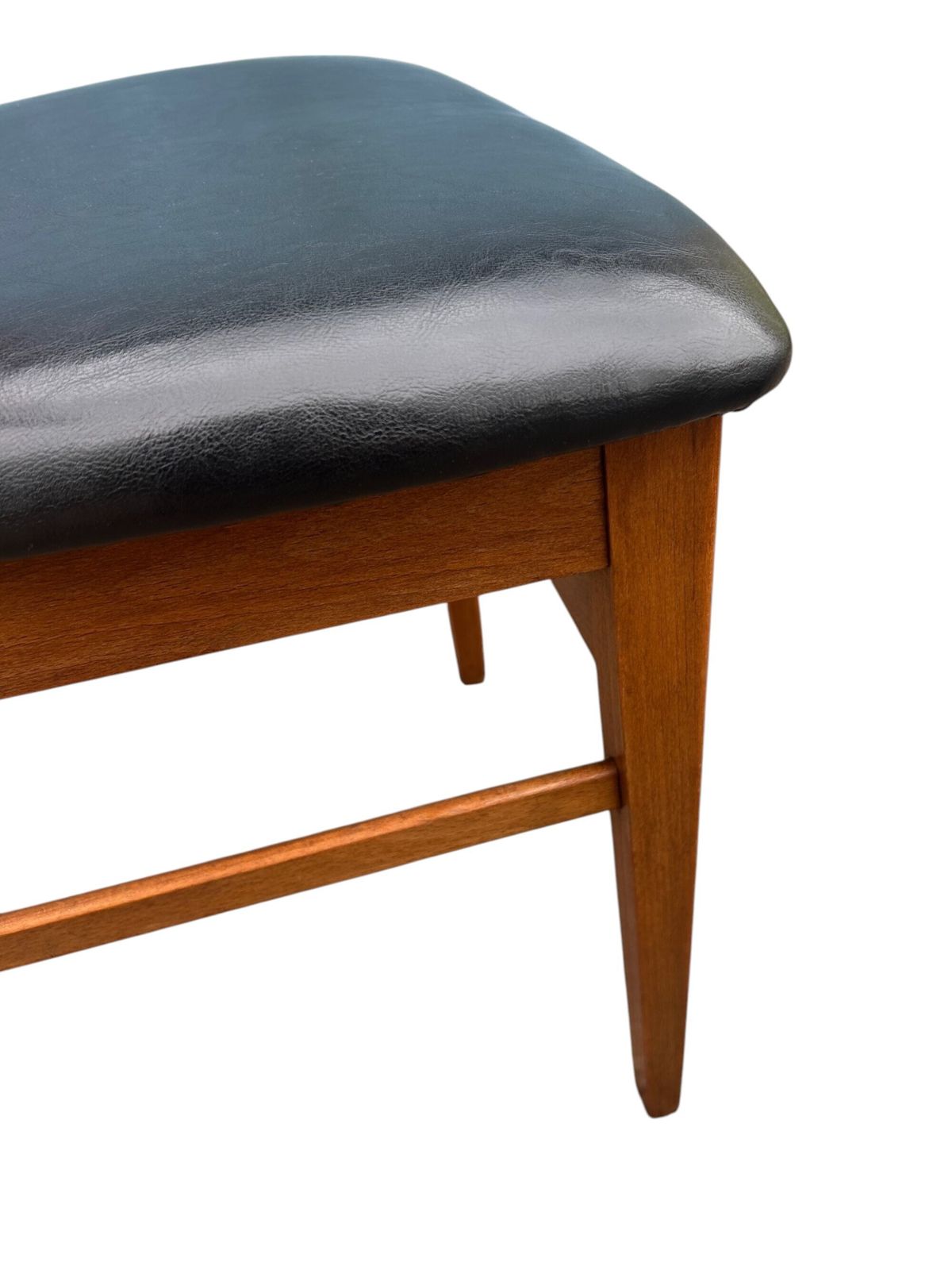 Danish Set Of 4 Model 210 Farstrup Teak And Black Vinyl Dining Chairs Mid Century 1960s photo buy