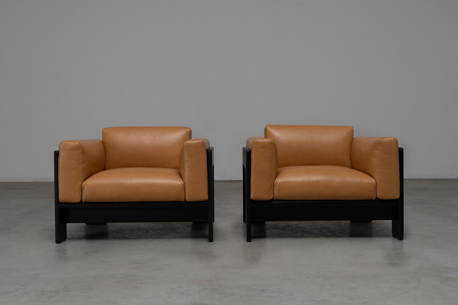 A Pair Of Early Edition Bastiano Armchairs   Afra And Tobia Scarpa For Gavina photo for sale